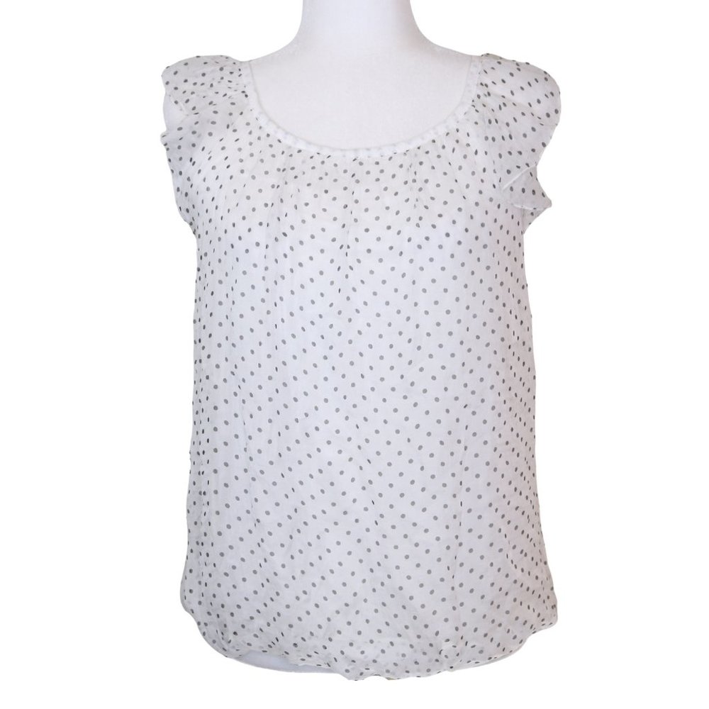 Luisa Ricci Silk Polka Dot Blouse